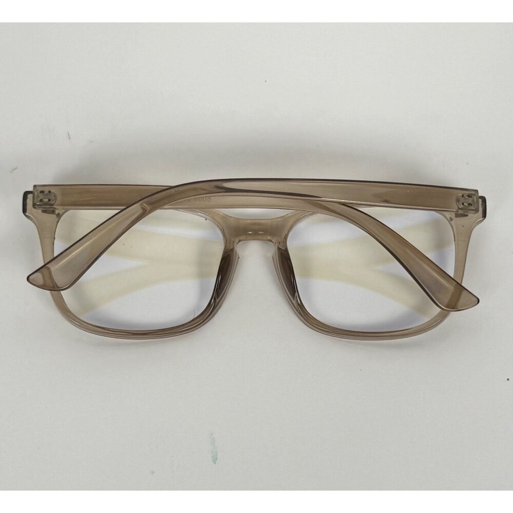 Keakuo Blue-Light Blocking Glasses Champagne Colored Frames - Picture 3 of 4